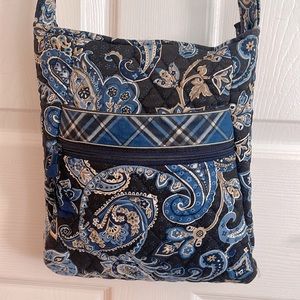 Vera Bradley Windsor Navy Hipster Crossbody Bag